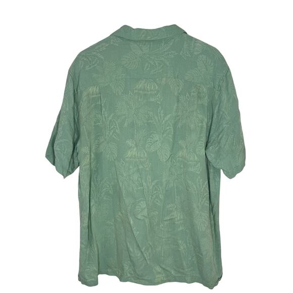 Ocean & Coast Men’s Washable Silk Short Sleeve Button Down Shirt XL Hawaiian - Picture 2 of 9